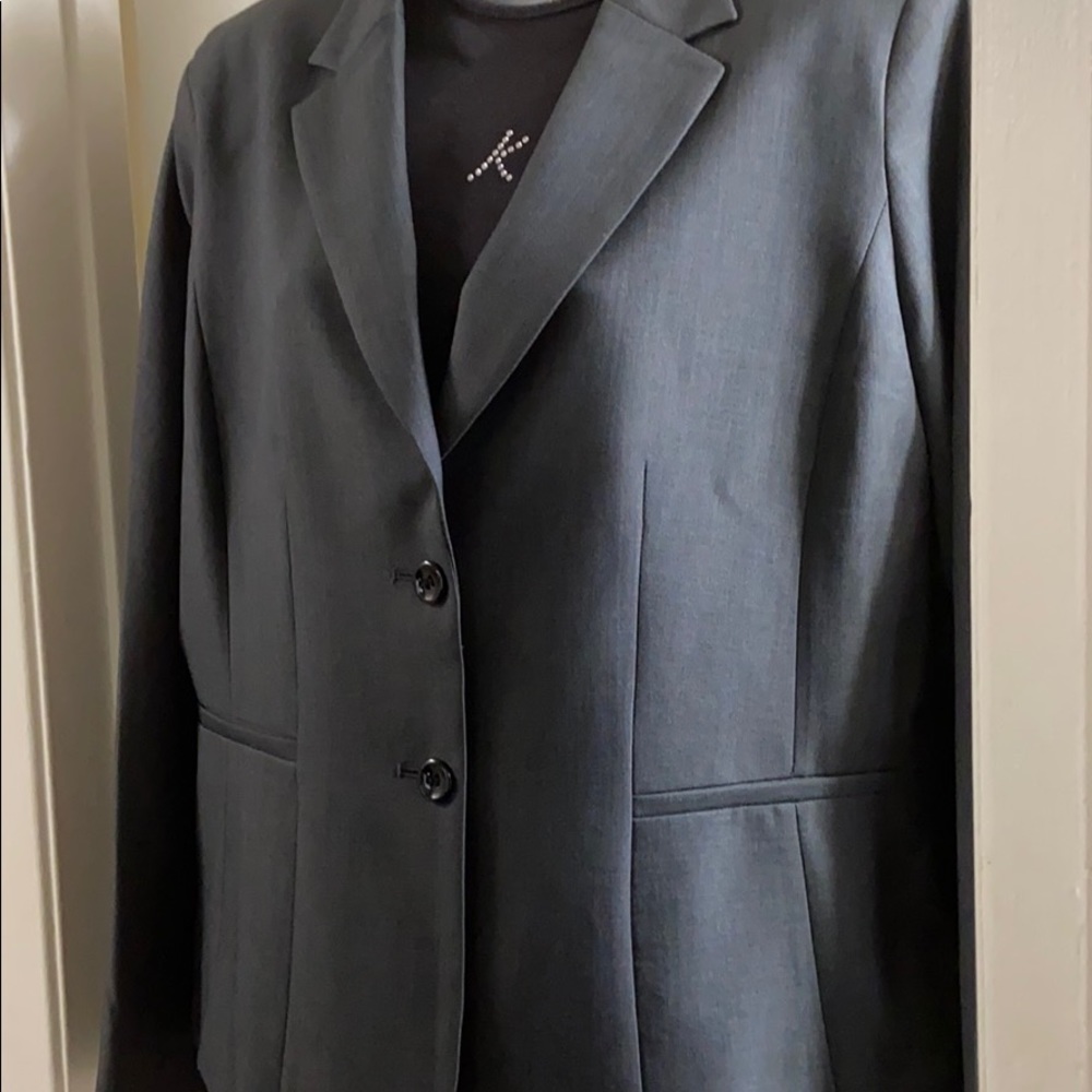 COPY - Classic dark gray jacket & matching skirt